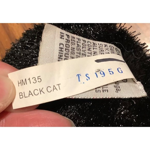 Gantz Webkinz Shimmery Black Cat Green Eyes Long Tail Soft Plush Stuffed Animal - Picture 10 of 12